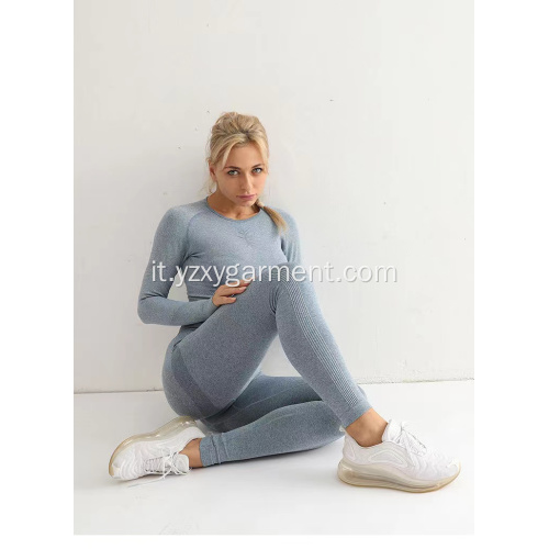 Abbigliamento sportivo femminile set di yoga